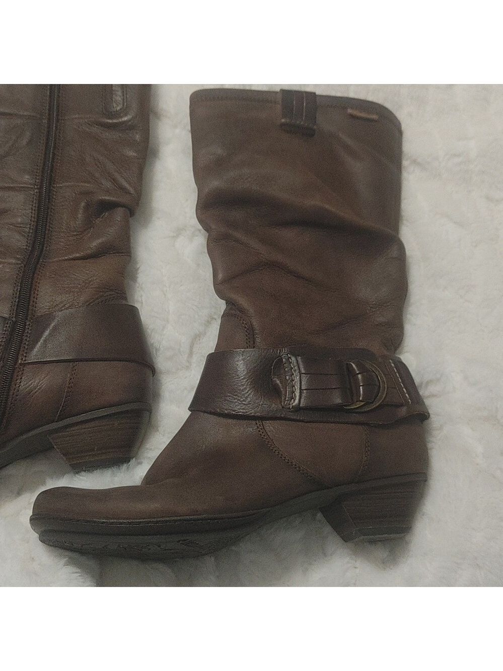 Pikolinos Brujas 38 Brown Soft Leather Slouchy Boot Steampunk Comfort Whimsygoth - Picture 10 of 16